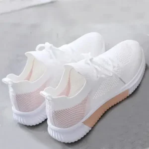 Komkoy Women Fashion Color Blocking Breathable Sneakers