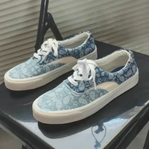 Komkoy Vintage Breathable Printed Canvas Shoes