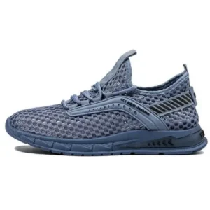 Komkoy Men Casual Breathable Hollow Mesh Soft Sole Sports Shoes