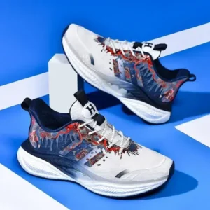 Komkoy Men'S Fashion Shock-Absorbing Breathable Running Sneakers