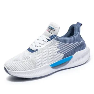 Komkoy Men'S Fashion Hollow Color Matching Breathable Running Sneakers