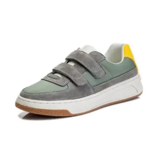 Komkoy Women Casual Colorblock Platform Velcro Sneakers